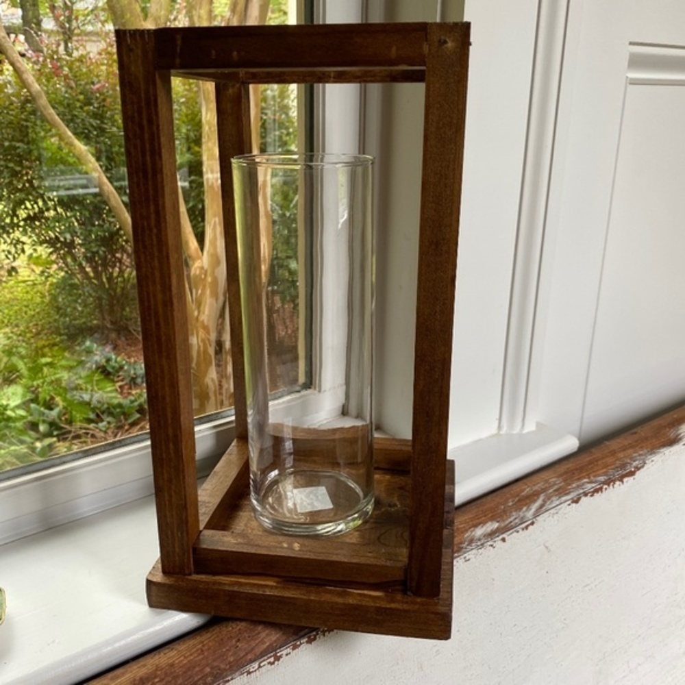 Custom Made Wooden Lantern - Picture 3 of 5